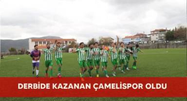 Derbide kazanan Çamelispor oldu
