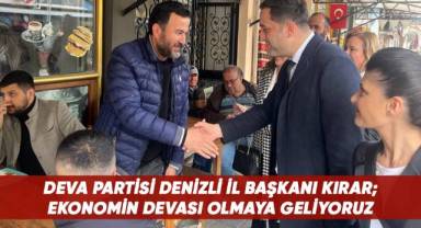 DEVA Partisi Heyeti Çal Ve Bekilli’de Vatandaşla Buluştu!
