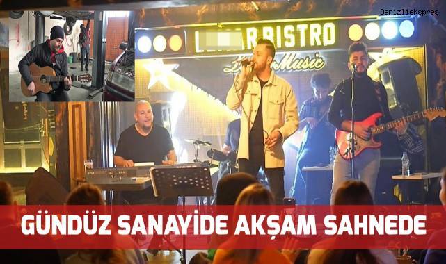 Gündüz sanayide akşamları sahnede
