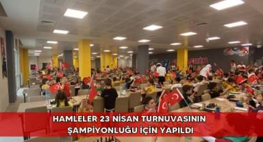 Hamleler 23 Nisan turnuvasının şampiyonluğu için yapıldı