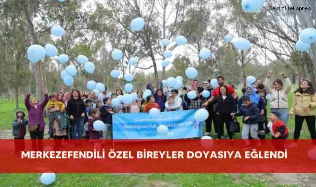 Merkezefendili özel bireyler doyasıya eğlendi