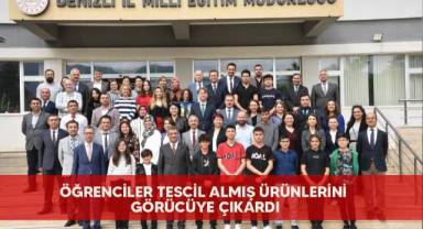 Öğrenciler tescil almış ürünlerini görücüye çıkardı