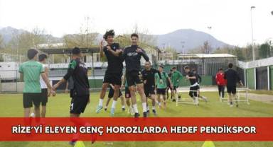 Rize’yi eleyen genç horozlarda hedef Pendikspor