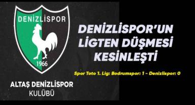 Spor Toto 1. Lig: Bodrumspor: 1 - Denizlispor: 0