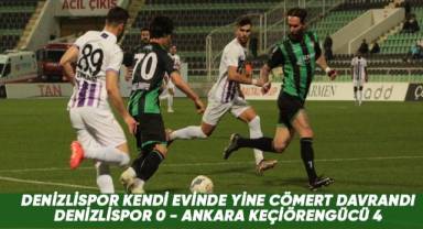 Spor Toto 1. Lig: Denizlispor: 0 - Ankara Keçiörengücü: 4