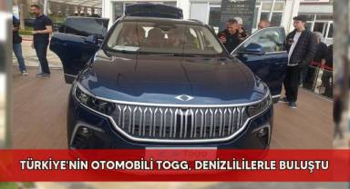 Türkiye'nin otomobili Togg, Denizlililerle buluştu