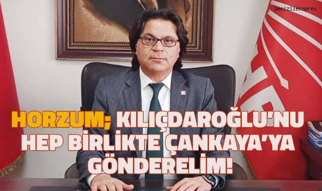 Başkan Horzum'dan vatandaşlara 'sandığa gidin' çağrısı