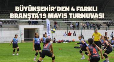 Bayram coşkusunu 19 Mayıs turnuvaları ile yaşadılar