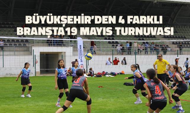 Bayram coşkusunu 19 Mayıs turnuvaları ile yaşadılar