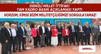 CHP Denizli İl Başkanı Horzum; Kimse bizim Milliyetçiliğimizi sorgulayamaz!