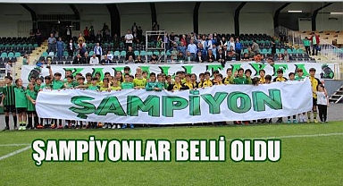 Çocukların futbol turnuvasında şampiyon belli oldu