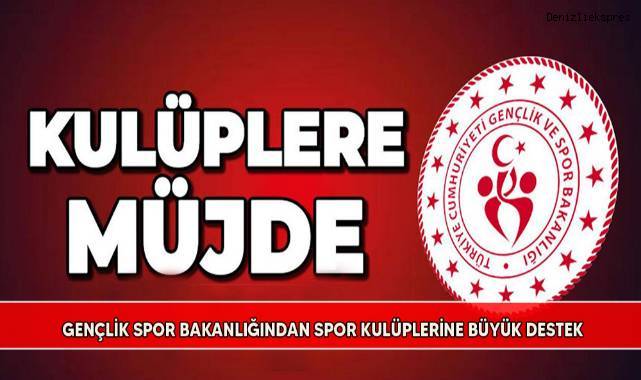 Denizli’de 205 spor kulübüne 4 milyon 552 bin 500 TL tutarında maddi destekte bulunacak