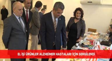 El işi ürünler Alzheimer hastaları için sergilendi