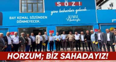 Horzum; Genel Başkanımız, Kemal Kılıçdaroğlu’nu Çankaya Köşküne göndereceğiz