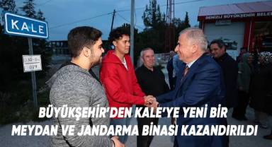 Jandarmaya yeni bina, Kale ilçesine meydan