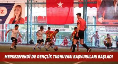 MERKEZEFENDİ’DE GENÇLİK TURNUVASI BAŞVURULARI BAŞLADI