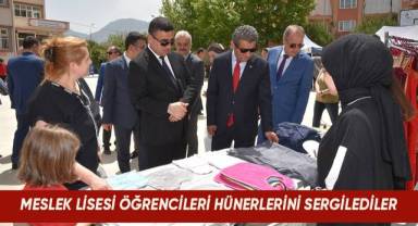 Meslek lisesi öğrencileri yıl sonu yardım etkinliği düzenlediler