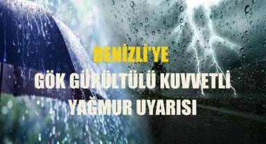 Meteorolojiden Denizli'ye uyarı