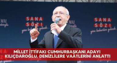 Millet İttifakı Cumhurbaşkanı Adayı Kılıçdaroğlu, Denizlilere vaatlerini anlattı
