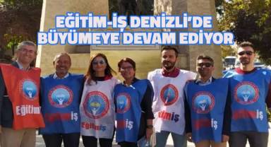 Mücadelenin adı Eğitim-iş Denizli’de yüzde 92 büyüdü