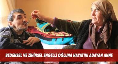 Oğlu için tek istediği, rahat edebileceği bir yatak