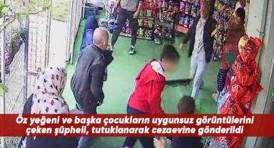 Öz yeğeni ve başka çocukların uygunsuz görüntülerini çeken şüpheli, tutuklanarak cezaevine gönderildi