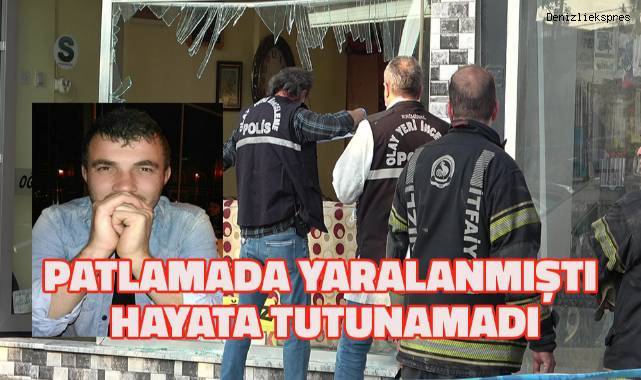 Patlamada ağır yaralanan kepçe operatörü kurtarılmadı