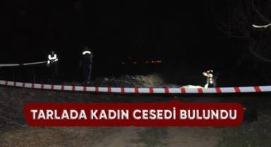 Tarlada kadın cesedi bulundu