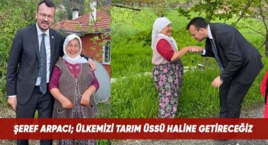 Ülkemizi tarım üssü haline getireceğiz