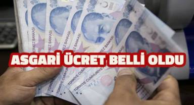 Asgari Ücret Belli Oldu