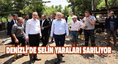 Başkan Zolan aşırı yağış alan Sarıabat ve Cankurtaran’ı ziyaret etti