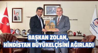 Başkan Zolan, Hindistan Büyükelçisini ağırladı