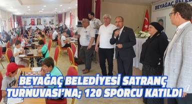 Beyaağaç Belediyesi Satranç Turnuvası'na 120 sporcu katıldı