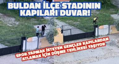 Buldan İlçe Stadının kapıları neden kapalı? Buldan gençleri nerede spor yapacak?