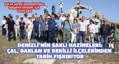 Çal, Baklan ve Bekilli ilçelerinin tanıtımı için keyifli bir gezi düzenlendi.