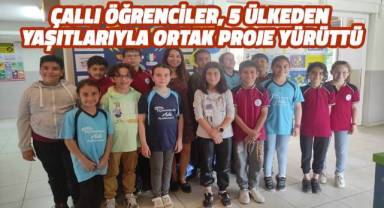 Çallı öğrenciler, 5 ülkeden yaşıtlarıyla ortak proje yürüttü