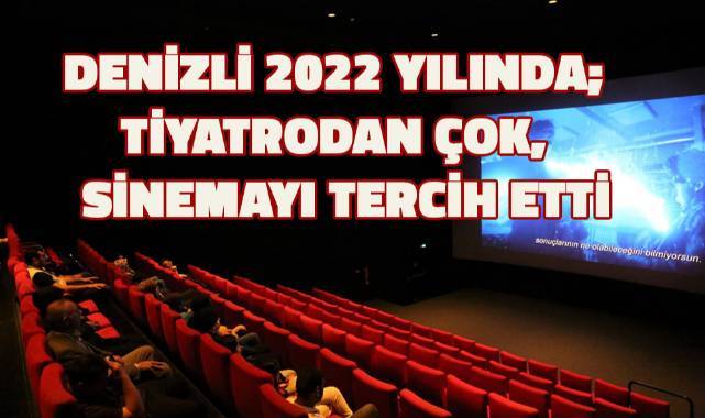 Denizli 2022 Yılında Tiyatrodan çok sinemayı tercih etti