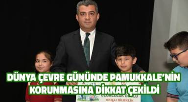 Dünya Çevre Gününde Pamukkale’nin Korunmasına Dikkat Çekildi
