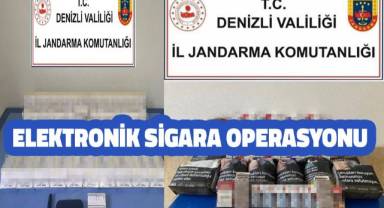 Jandarmadan elektronik sigara operasyonu
