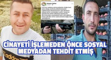 Karısına mesaj attığı kişiyi ve tanıdıklarını sosyal medyadan tehdit etmiş