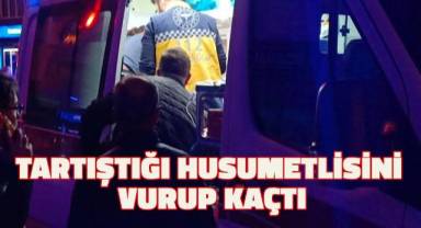 Tartıştığı husumetlisini vurdu