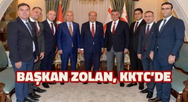 Başkan Zolan, KKTC’de temaslarda bulunuyor