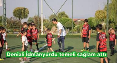 Denizli İdmanyurdu temeli sağlam attı