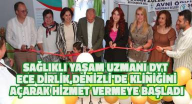 Dyt Ece Dirlik, Denizli Halkına Hizmet Veren Kliniğini Açtı: Sağlıklı Yaşam İçin Randevu Alabilirsiniz