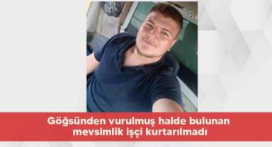 Göğsünden vurulmuş halde bulunan mevsimlik işçi kurtarılmadı