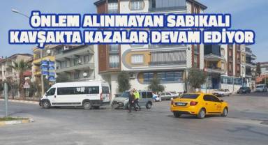 Önlem alınmayan sabıkalı kavşakta kazalar devam ediyor