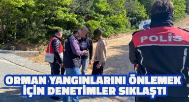 Orman Yangınlarını Önlemek İçin Denetimler Sıklaştı