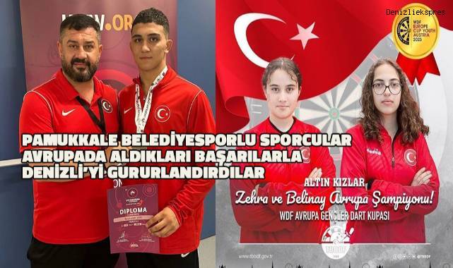 Pamukkale Belediyesporlu Beytullah Sarı Avrupa Üçüncüsü