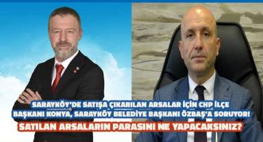 Sarayköy Belediyesi, 20 Arsayı Satışa Çıkarıyor: Sarayköy Halkı Endişeli