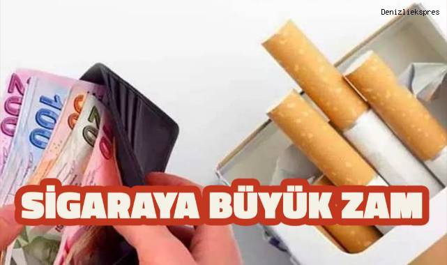 Sigaraya büyük zam